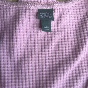 - NWOT wild fable textured soft pink body suit size Medium